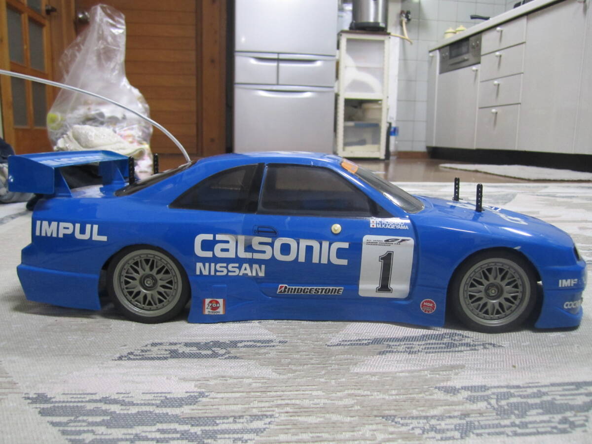 すぐ遊べる全部セット 1/10 TL01 カルソニックスカイライン TAMIYA NISSAN CALSONIC SKYLINE GT-R CUSTOM WAIDE EP R/C 星野一義 服部尚貴