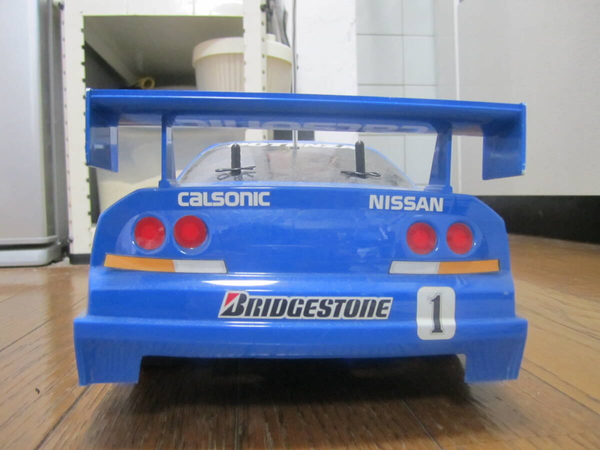 すぐ遊べる全部セット 1/10 TL01 カルソニックスカイライン TAMIYA NISSAN CALSONIC SKYLINE GT-R EP R/C 安価で本格ラジコンを初めま仕様