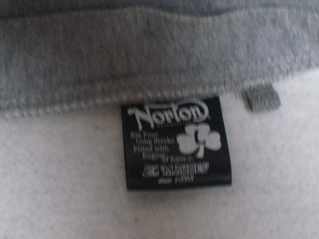 Norton ノートン　　カットソー　トップス　フード付　バイカー　　Lサイズ_画像9