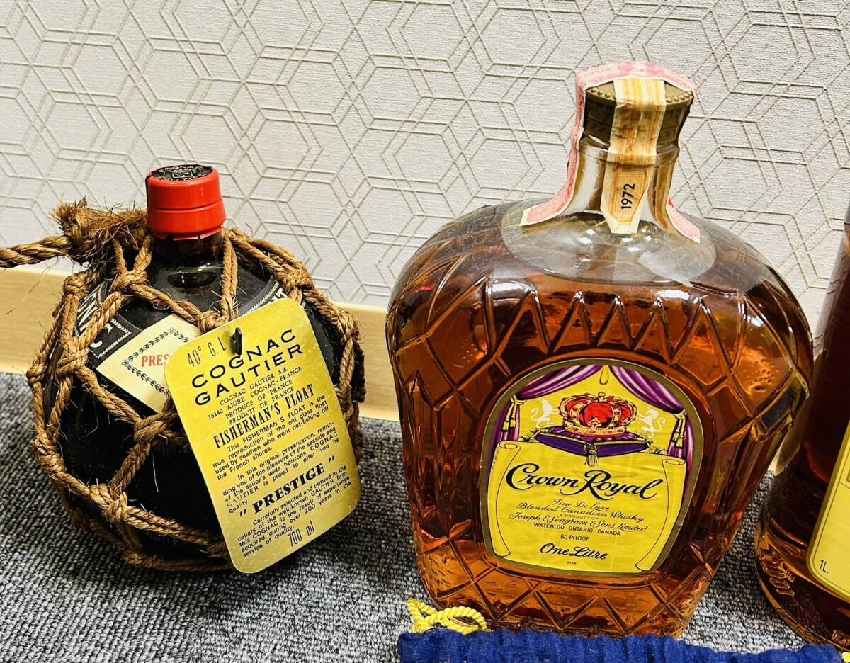 【MIA10077SH】1円スタート お酒おまとめ ウイスキー ラム ブランデー テキーラ COGNAC コニャック CUERVO クエルボ 未開栓の画像2