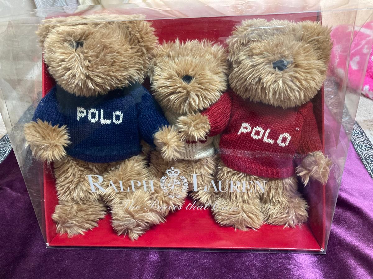 POLO BEAR ( ポロベア ）ぬいぐるみ POLO RALPH LAUREN（ ポロ ラルフローレン ）2002年モデル