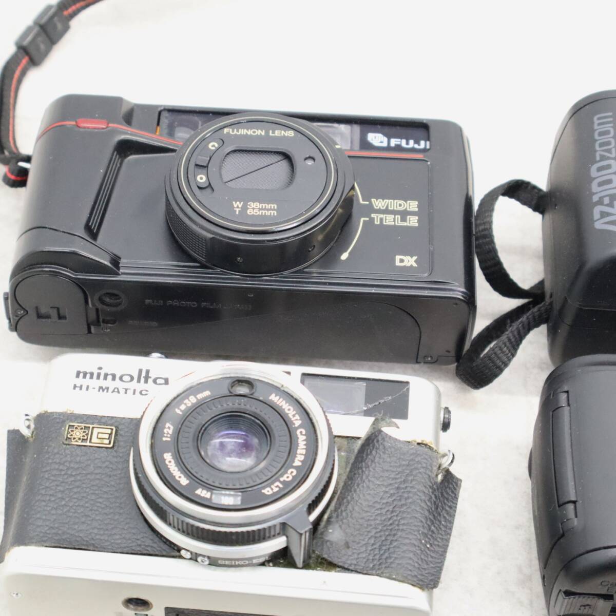 ◆光学機器 現状販売｜9台まとめ フィルムカメラ｜ FUJI｜RICOH EPSON MINOLTA ジャンク扱い JUNK■O7359の画像2