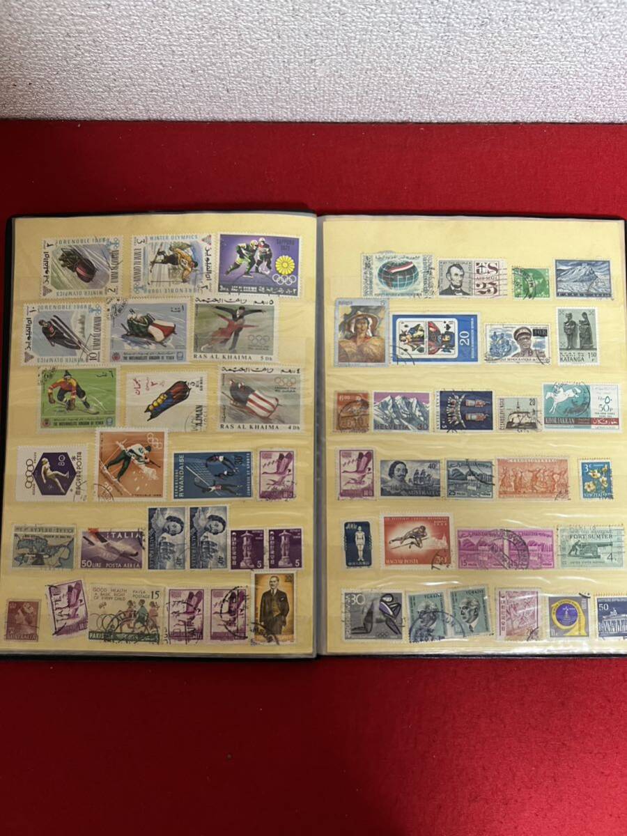 JP1122* stamp foreign stamp unused goods used . mixing booklet attaching *