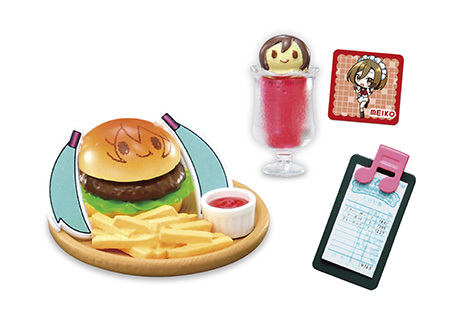 #6 満足感たっぷり！ハンバーガープレート★Hamburger★ Miku's Cafe★初音ミク カフェ★リーメント Re-MeNT♪_イメージ写真です。