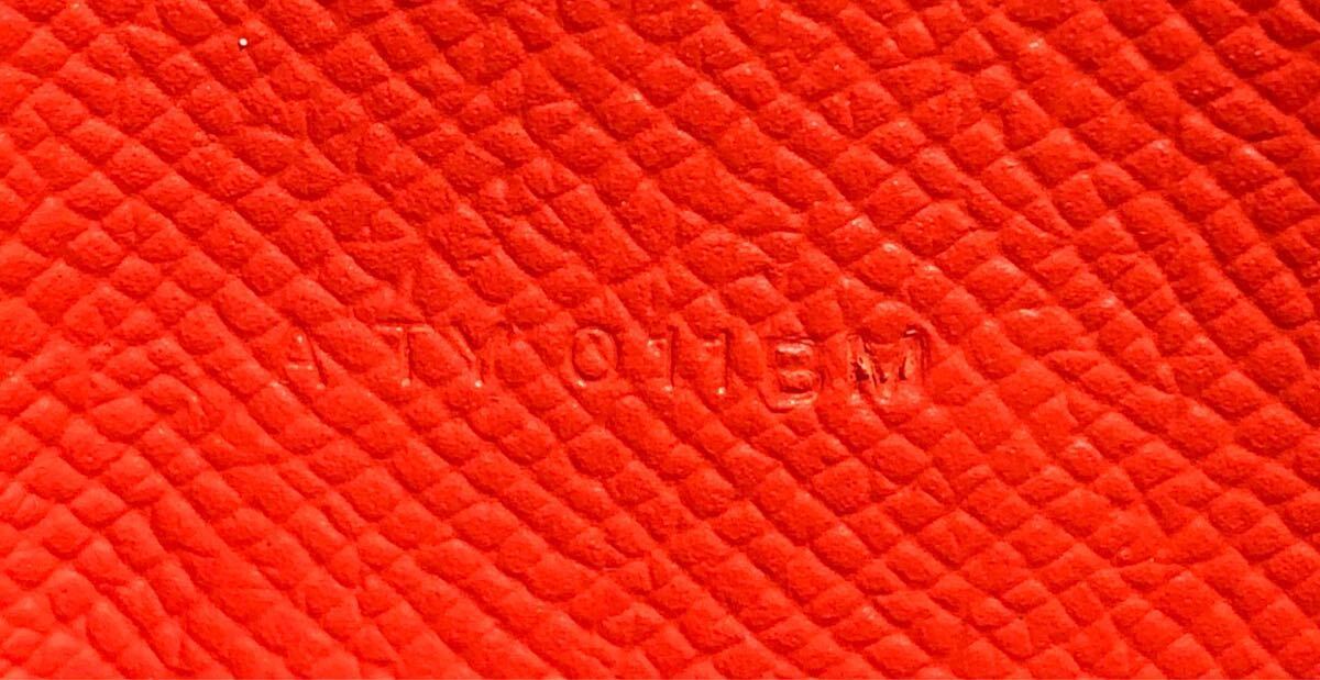 未使用☆正規品　エルメス　HERMES 長財布　折財布　ベアンスフレ ヴェルソ　BEARN ブルー/レッド　青　赤　バイカラー　エプソン