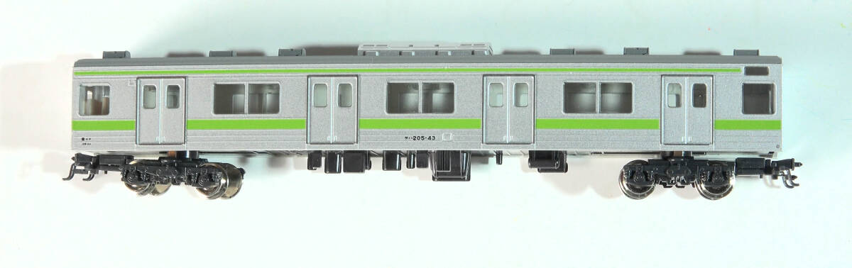 【G42F71】KATO「No.4465-1 サハ205　ウグイス帯」ケースなし　山手線　205系通勤形電車　中古Nゲージ　ジャンク_画像4