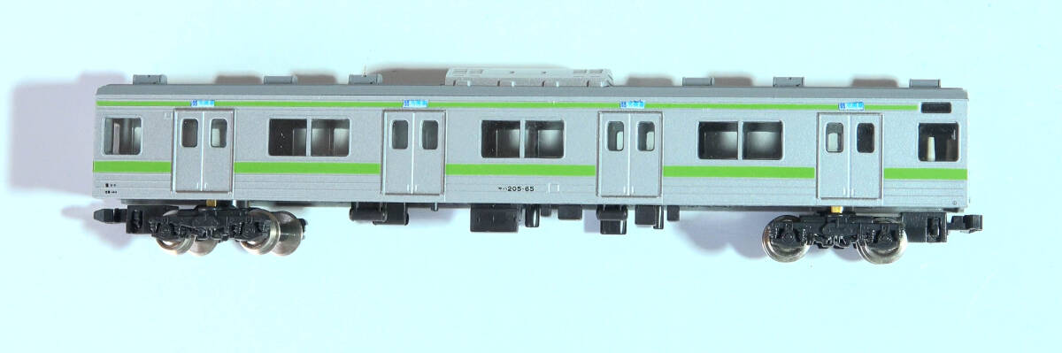 【G42D72】KATO「No.4134 サハ205　ウグイス帯」ケースなし　山手線　205系通勤形電車　中古Nゲージ　ジャンク_画像4