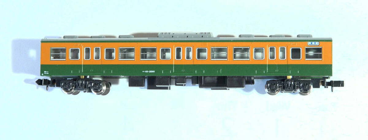 【G42C48】KATO「サハ111-2000番台　湘南色」ケースなし　113系近郊形電車　中古Nゲージ　ジャンク_画像3