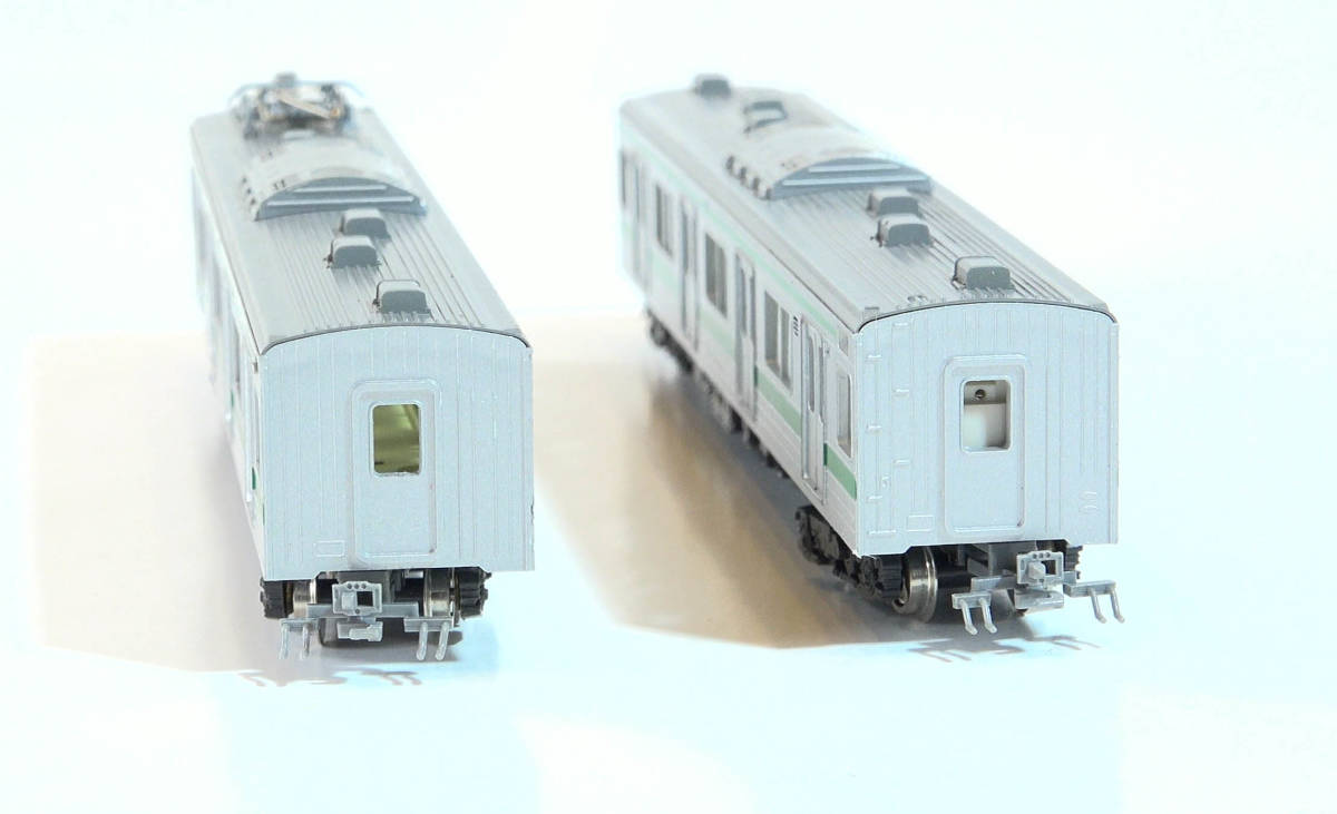 【F36633】KATO「モハ204」「モハ205」埼京線帯　計2両　ケースなし動力なし　205系通勤形電車　中古Nゲージ_画像7