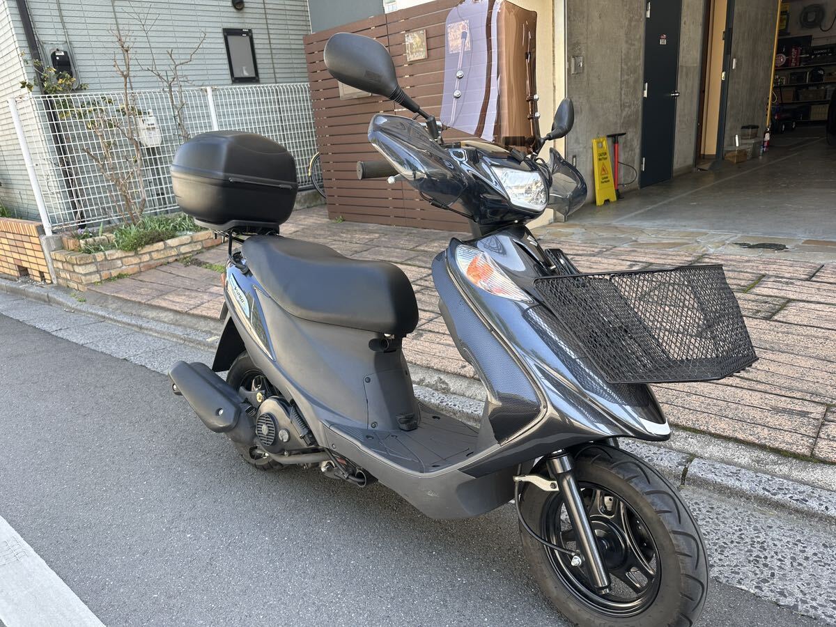 1円売り切り 走行3983km 超極上スズキ アドレスV125G 規制前フルパワーCF46A K7 低走行　自賠責付　検:125cc 原付2種　ジョグ　リード　_画像1