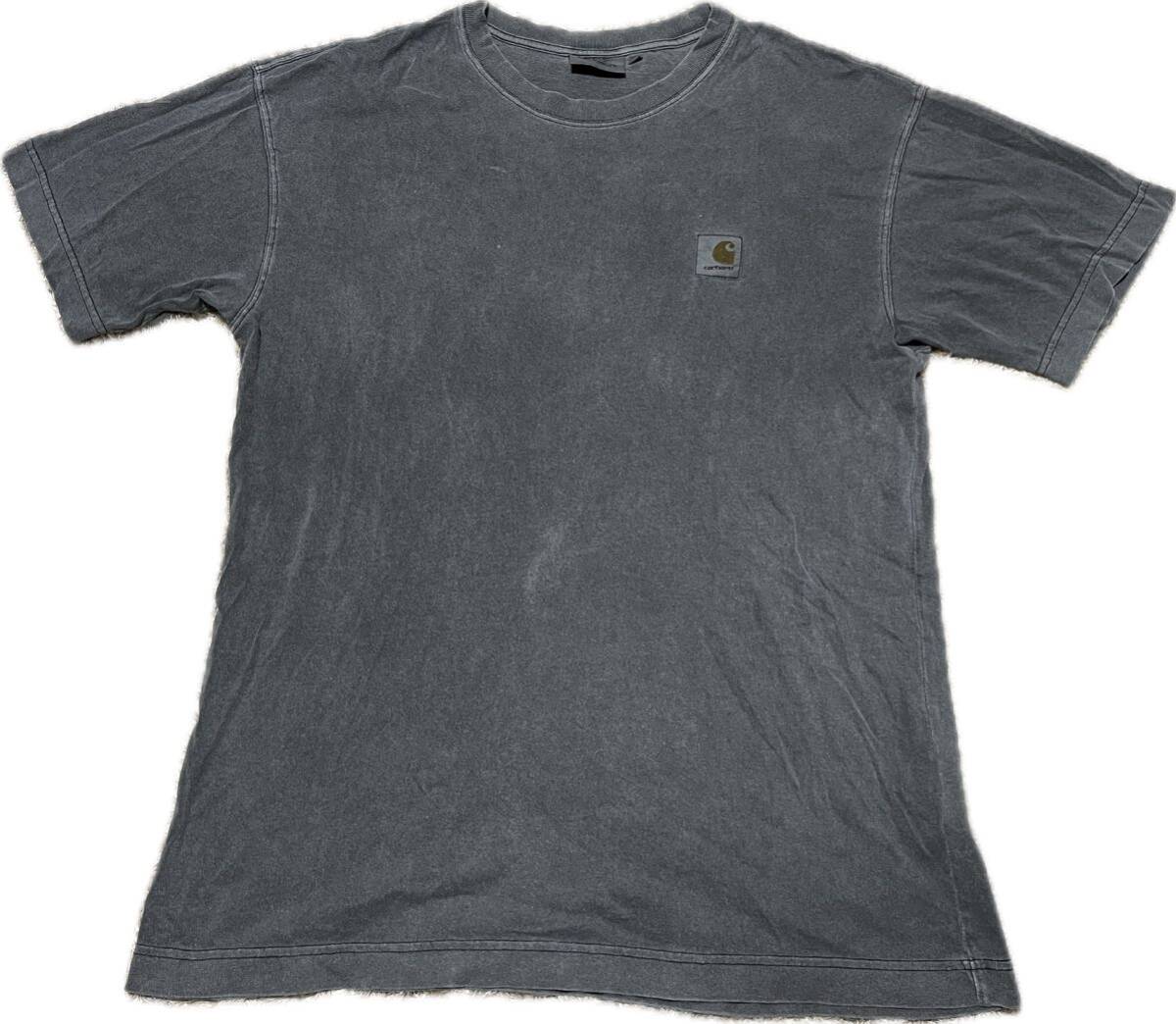 希少！完売品 Carhartt WIP/カーハートダブリューアイピー S/S NELSON T-SHIRT Mピグメント加工オーバーサイズ フェード 即日発送_画像1