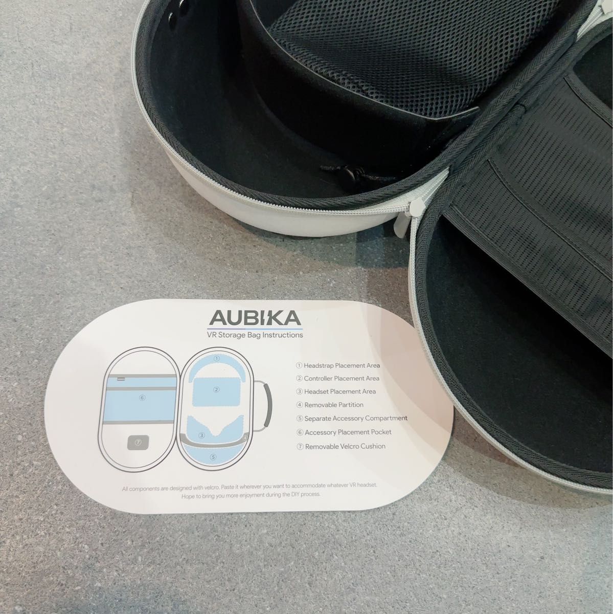 Aubika ハードケース Meta Quest3 Oculus アクセサリー用ハードキャリングケース