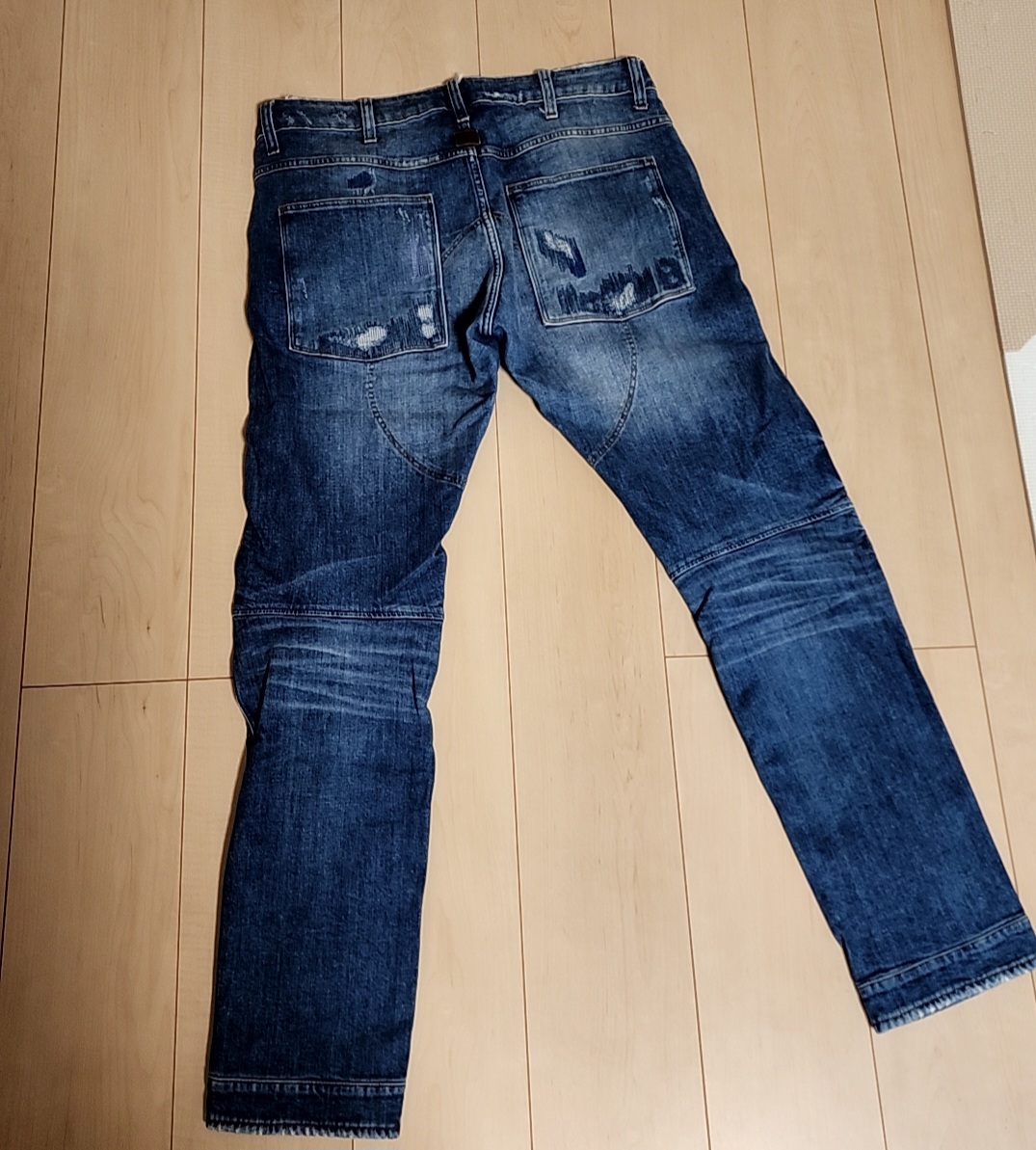 ☆８４％ＯＦＦ極上品☆G-Star RAW 5620 G-Star Elwood 3D Slim Jeans ミディアムブルー☆W32/L32☆ジョニーデップ☆_画像4