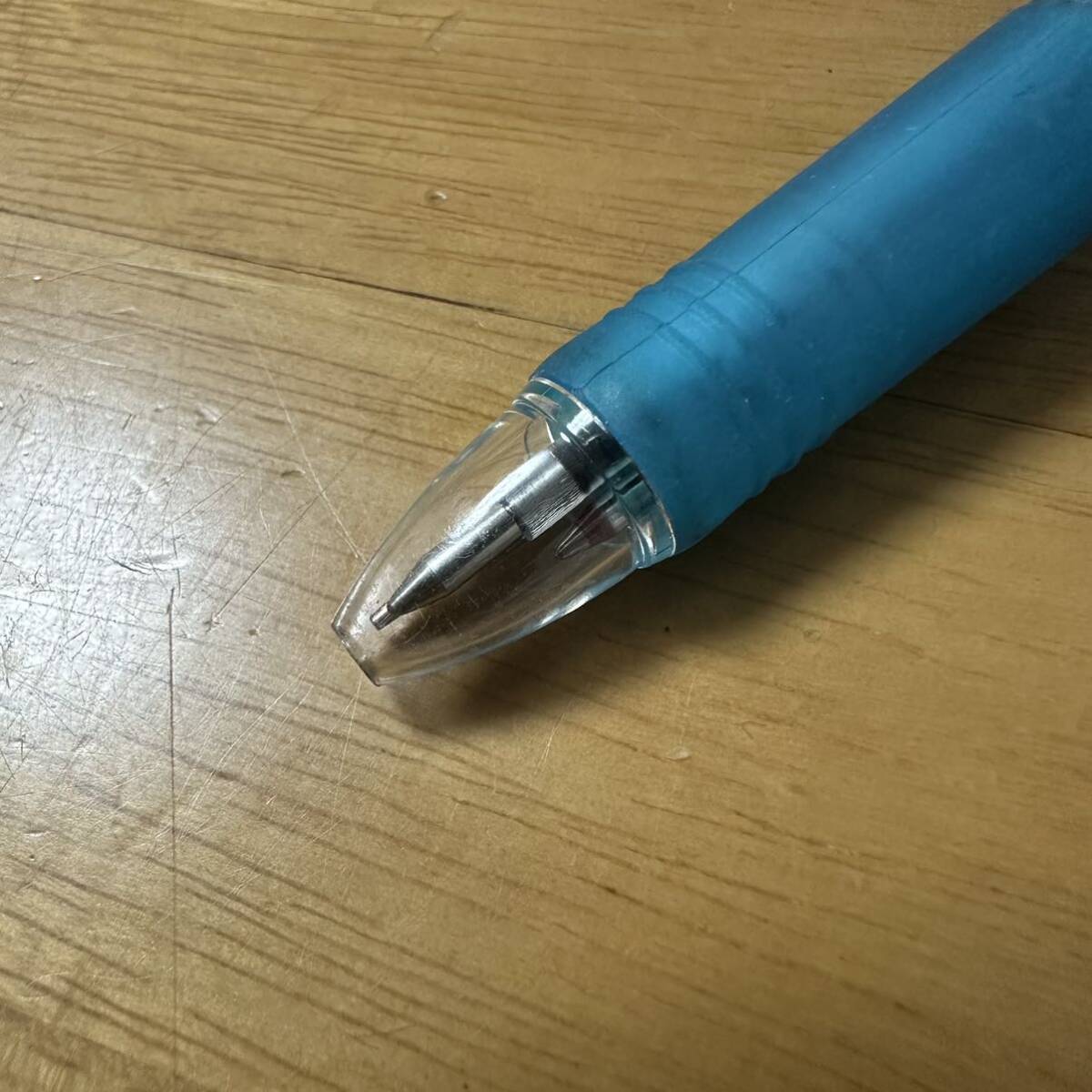 新品 廃盤 ZEBRA ゼブラ SK SHARBO シャーボ SB5 透明スカイブルー軸 シャーペン ボールペン 2+1 複合ペン_画像2