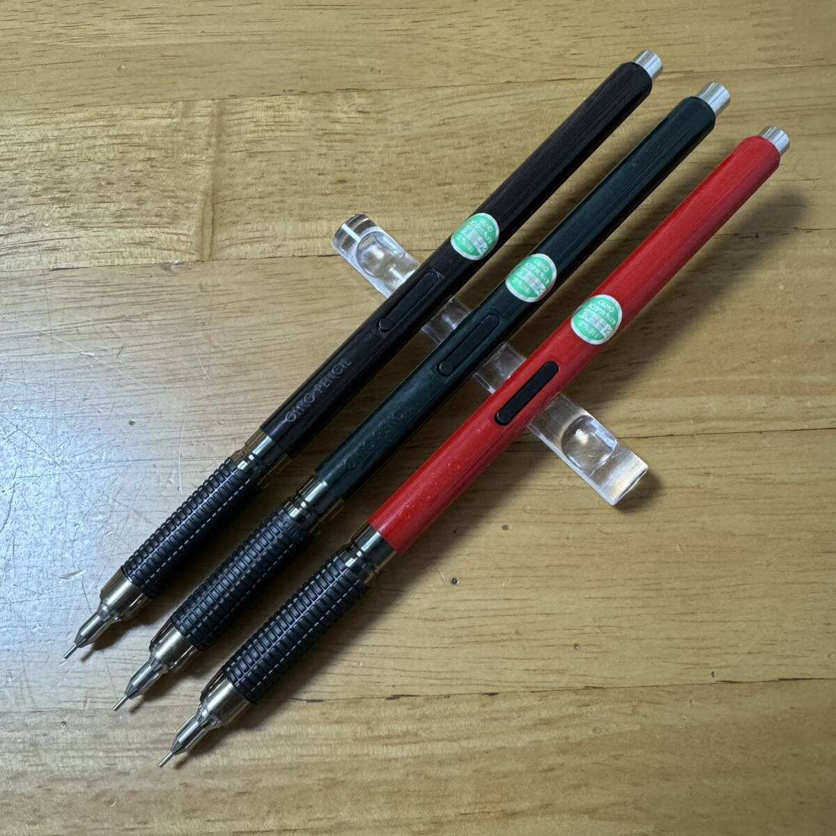 新品 廃盤 OHTO オート シャーペン 0.5mm ３本セット オート 鉛筆 えんぴつ ダブルノック式 ロング 昭和レトロ_画像7