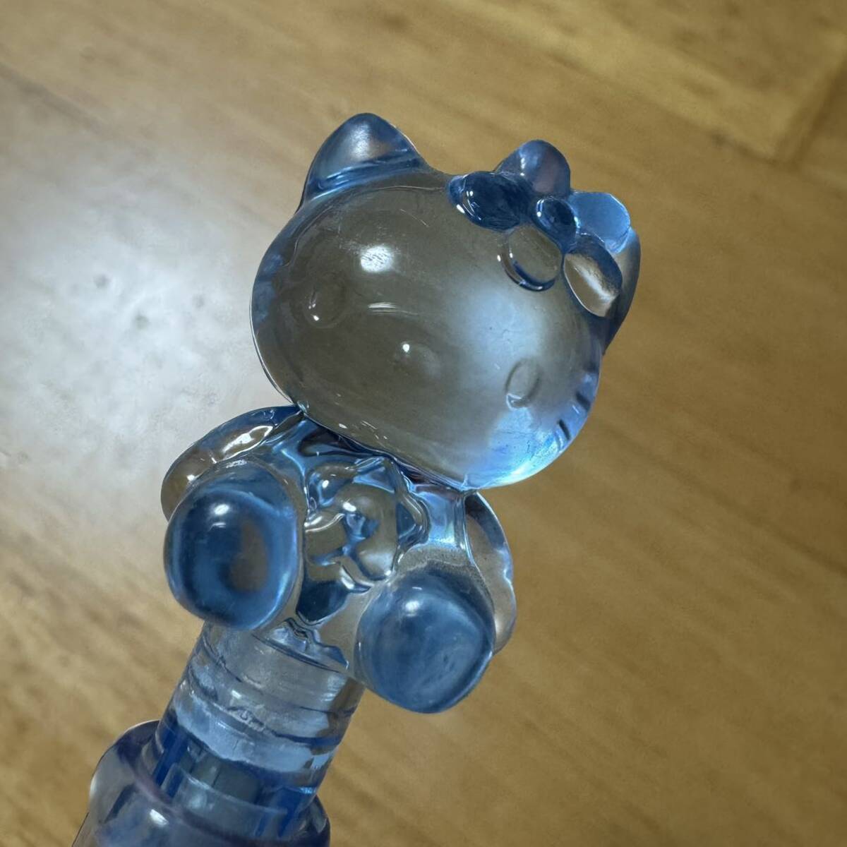 新品 廃盤 MITSUBISHI 三菱鉛筆 ユニ sanrio サンリオ ハロー kitty キティ ボールペン SD-253KTS ブルー軸 昭和レトロ_画像6
