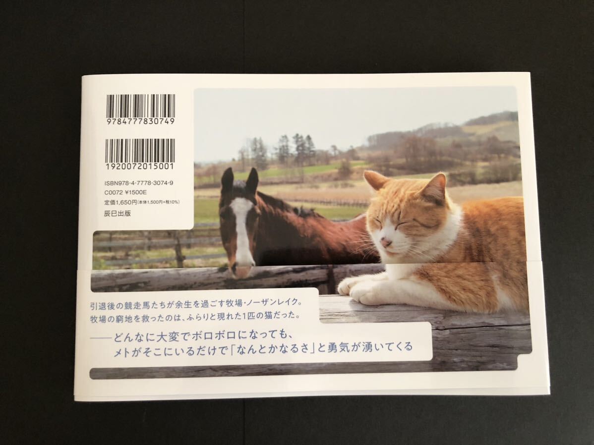 ボス猫メトとメイショウドトウ 引退馬牧場ノーザンレイクの奇跡 佐々木祥恵 辰巳出版の画像2