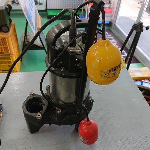 【中古現状品】鶴見製作所　50PUA2.4S-62　汚水用水中ポンプ