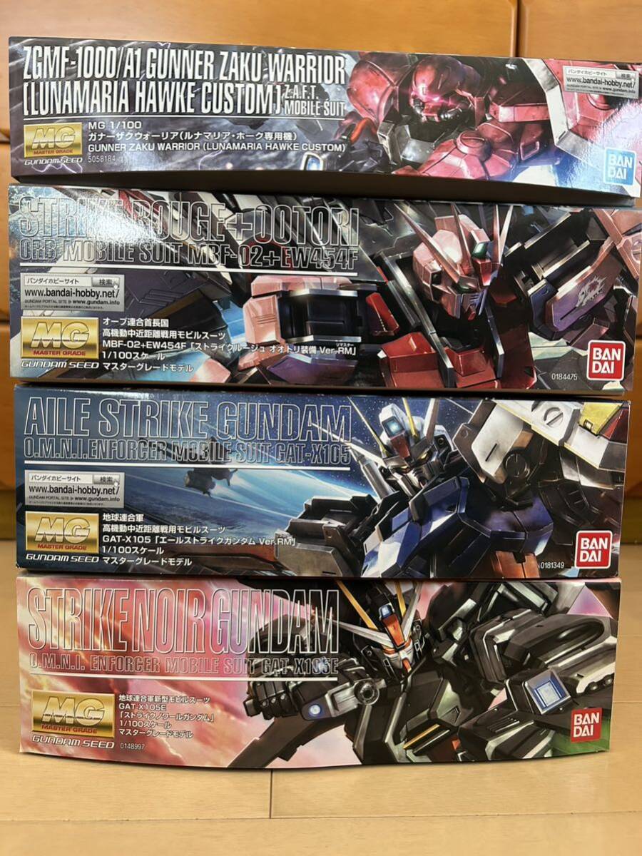 未組立新品 4点セット MG 1/100(ガナーザクウォーリアルナマリア 未組立新品 4点セット MG 1/100(ガナーザクウォーリアルナマリア