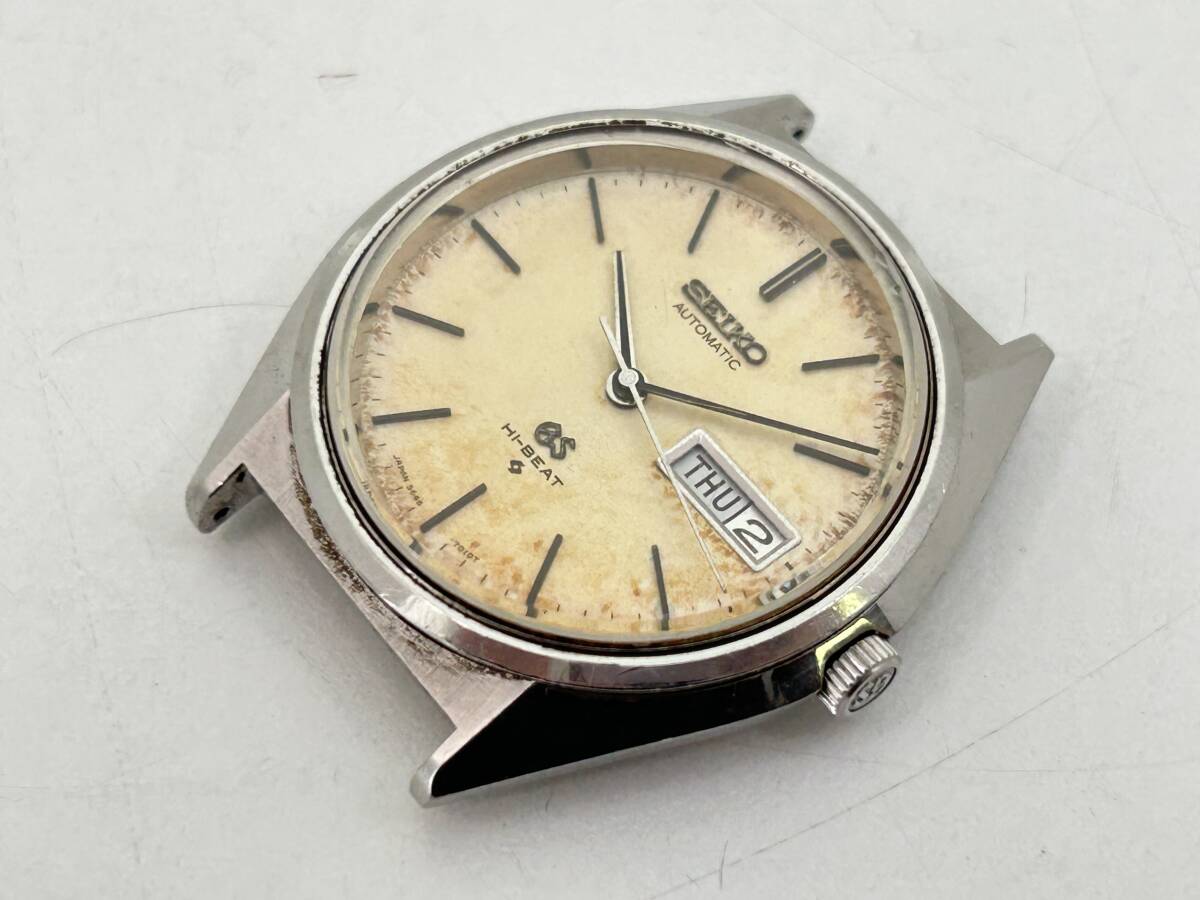 H0603-22 1544【1円スタート】 腕時計　SEIKO　グランドセイコー　GS　5646-7010　HI-BEAT　自動巻き　デイデイト　メンズ_画像2