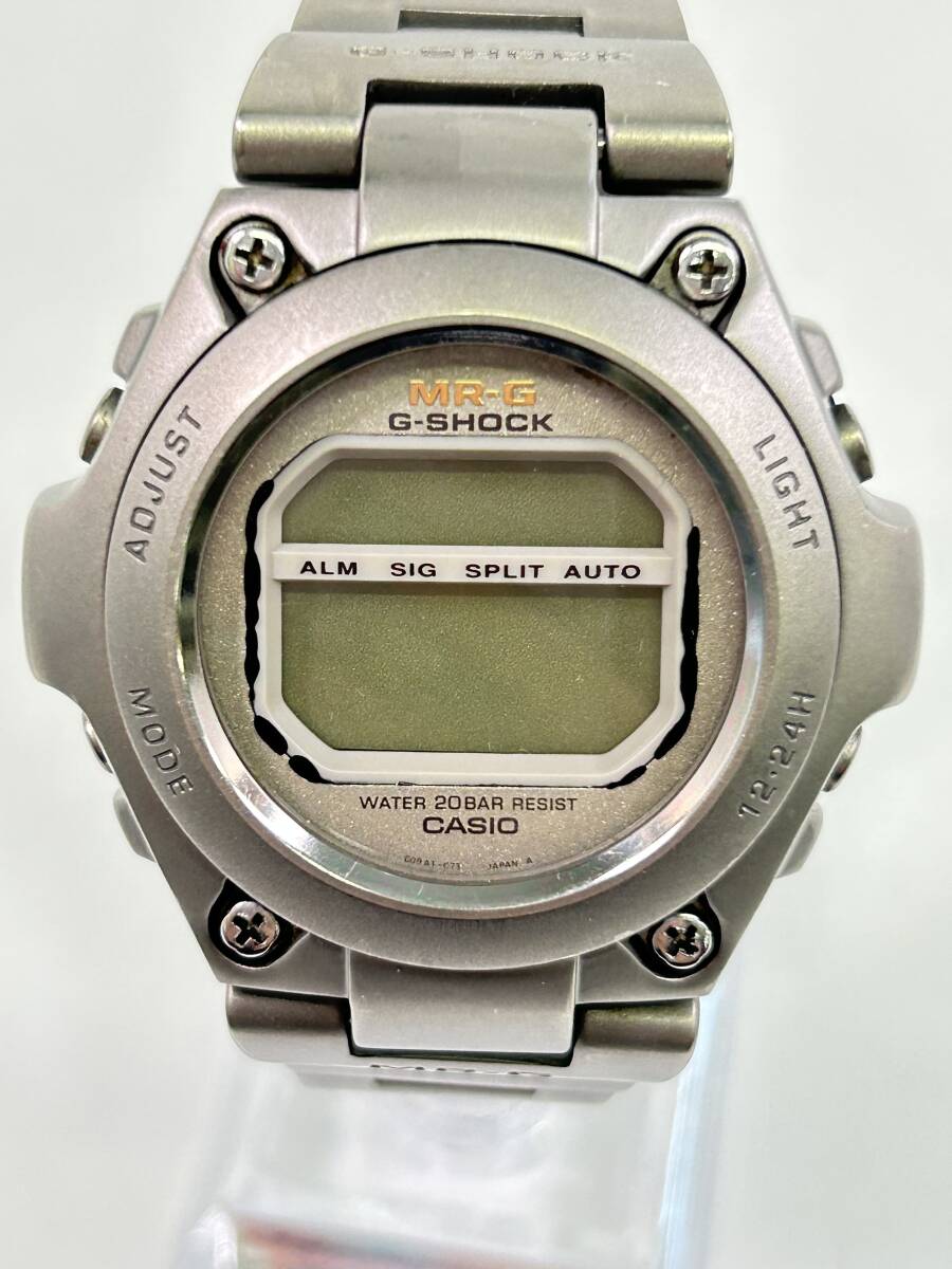 S0602-519 1495【1円スタート】 腕時計　カシオ　CASIO　ジーショック　G-SHOCK　MR-G　MRG-100T　デジタル　クォーツ　メンズ_画像2