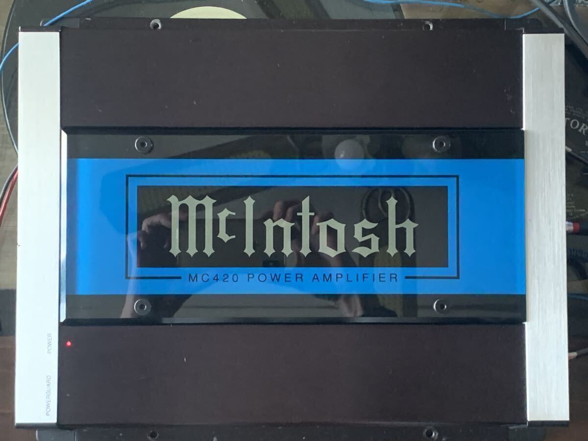 マッキントッシュ McIntosh MC420 50w×4chパワーアンプ 動作確認済みの画像1