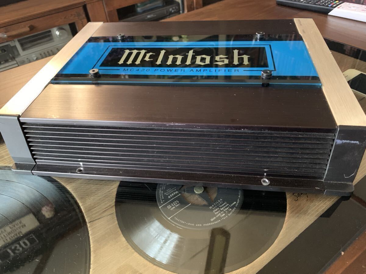 マッキントッシュ McIntosh MC420 50w×4chパワーアンプ 動作確認済みの画像5