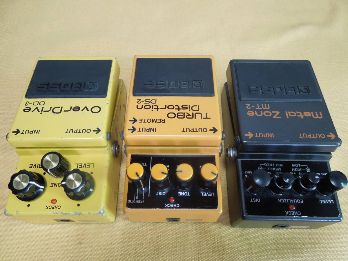 BOSS３点／ DS-2 TURBO Distortion/ metal zone MT-2/ OD-3 OverDrive／ 音出し動作確認の画像4