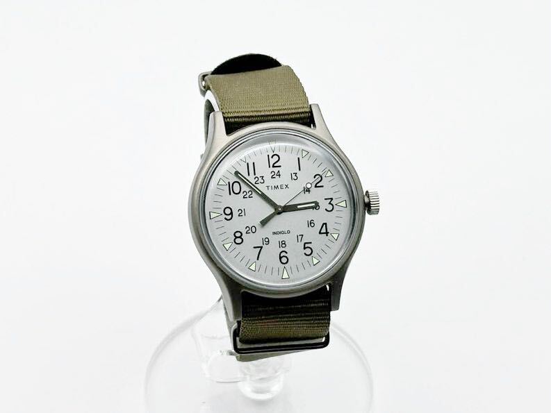 6-30 未使用 タイメックス TIMEX MK1 アルミニウム キャンパー ブロンズ カーキ TW2R37600 ナイロン NATO ベルト 腕時計