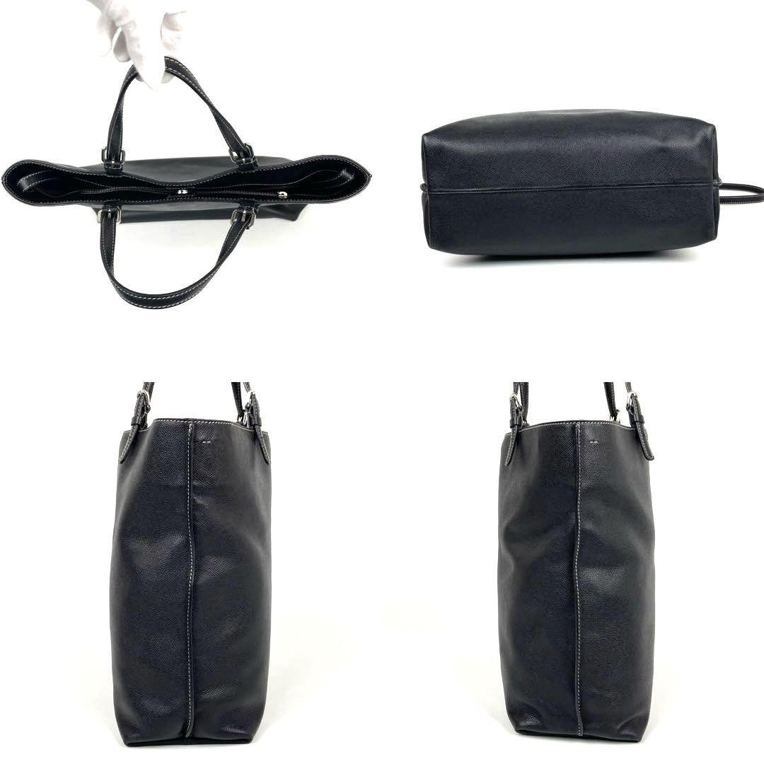 美品■TOD'S トッズ エンボスロゴ トートバッグ 2way ショルダーバッグ レザー ブラック A4収納可 大容量 フォーマル ショッピングバッグ 美品■TOD'S トッズ エンボスロゴ トートバッグ 2way ショルダーバッグ レザー ブラック A4収納可 大容量 フォーマル ショッピングバッグ