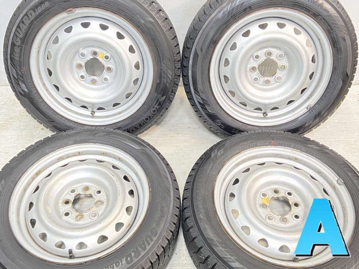 中古タイヤ スタッドレスタイヤ ホイールセット 4本セット 175/65R15 　 YE 15x6.0 100/114.3-4穴 ヨコハマ アイスガード iG60_画像1