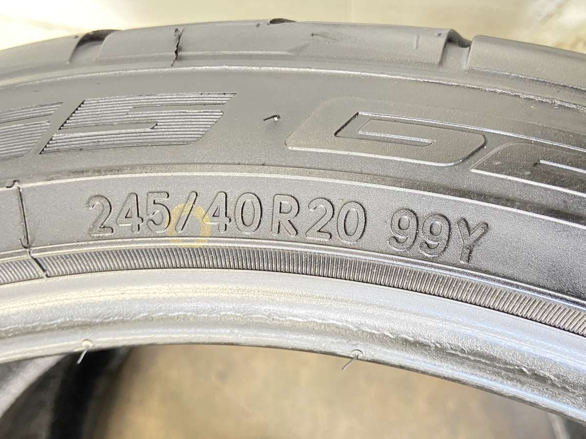 中古タイヤ サマータイヤ 2本セット 245/40R20 　 ニットー NT555 G2_画像4