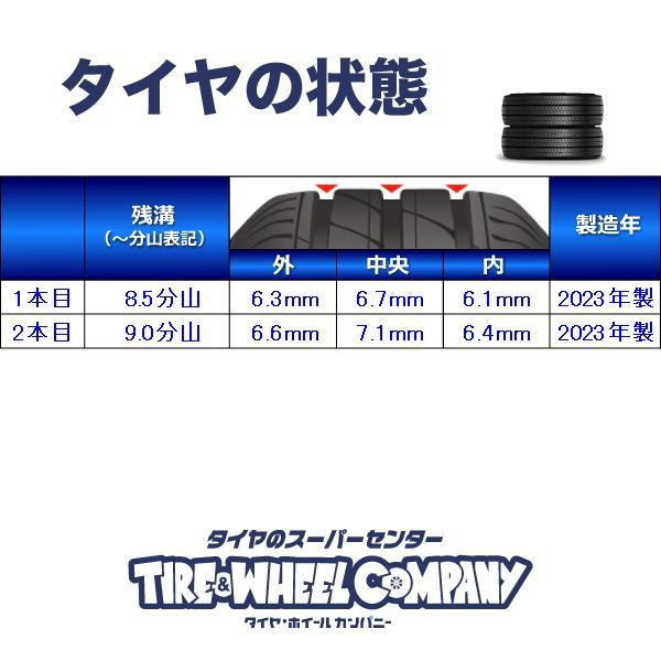 中古タイヤ サマータイヤ 2本セット 215/65R16 ヨコハマ ブルーアース-RV RV-03の画像2