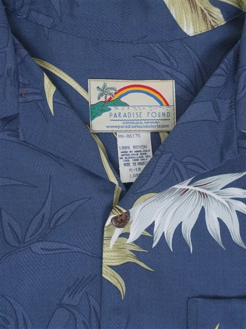 美品 Paradise Found パラダイスファウンド アロハシャツ バンブーパラダイス サイズ2XL_画像6