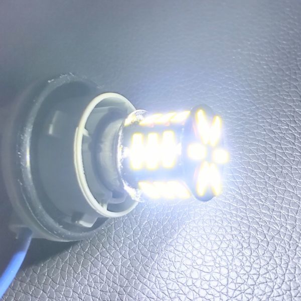 ★送料込 高品質 24V LED 21発 S25 シングル 白 2個 定型外★3の画像4