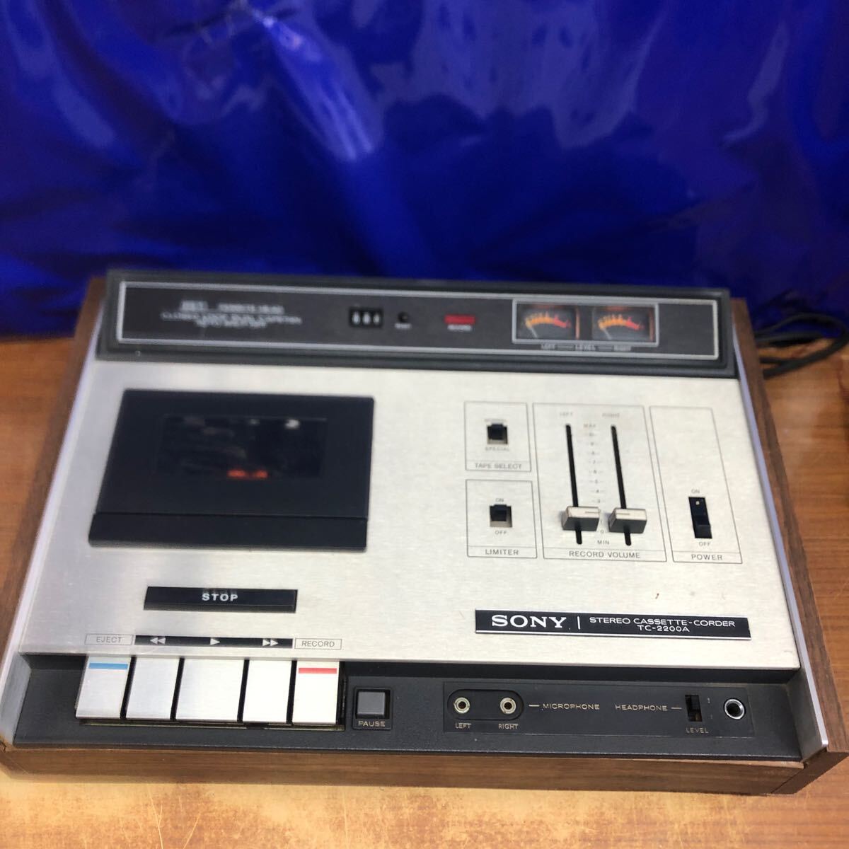 SONY STEREO CASSETTE-CORDER TC-2200A 昭和レトロ の画像1