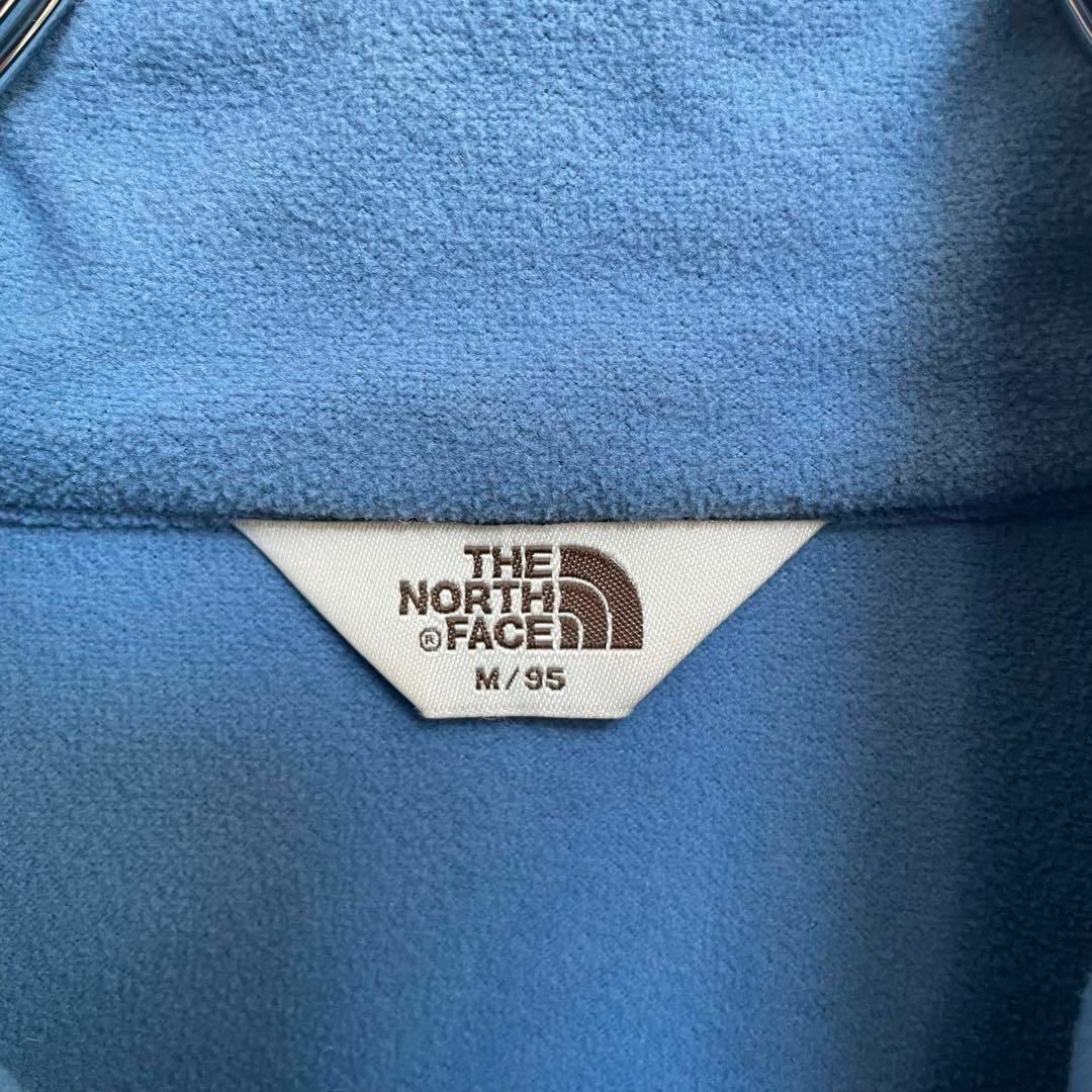 レア　THE NORTH FACE　韓国限定　ホワイトレーベル　リモフリースジャケット　ブルー　Mサイズ　ユニセックス　ノースフェイス_画像6