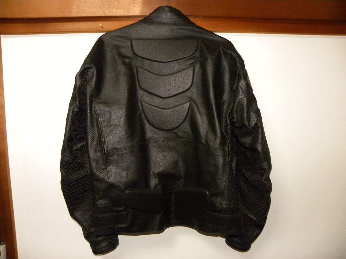 美品　GENUINE Leather　レザージャケット　カラー：ブラック_画像4