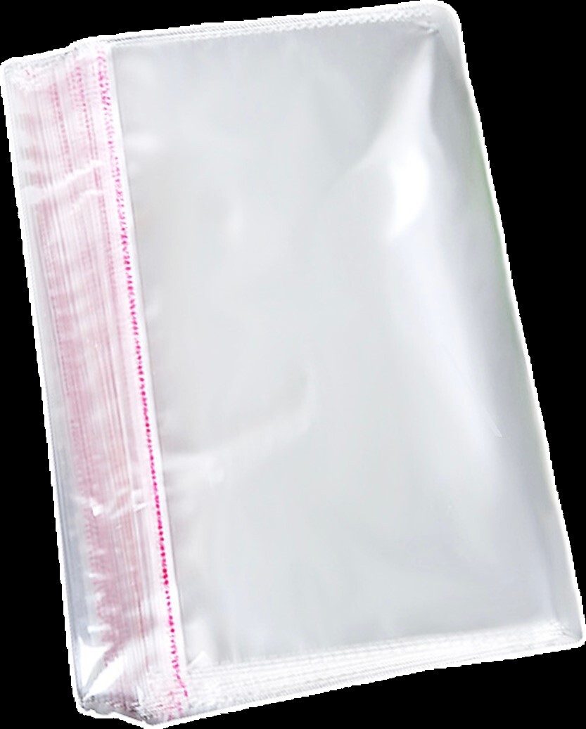 《新品》opp袋【100枚セット】A4　テープ付き　透明　ビニール封筒　フリマメルカリ　包装　袋　封筒　ラッピング　送料無料　C2019