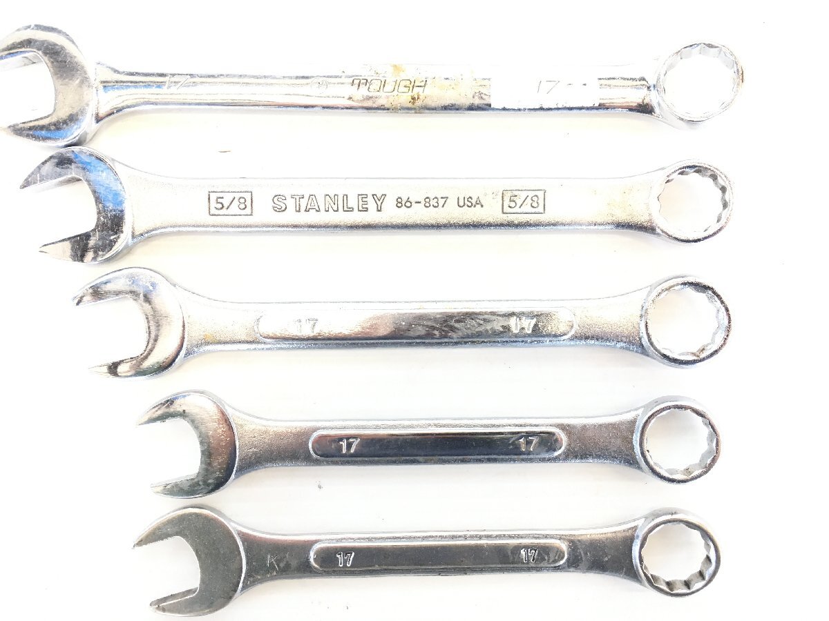 コンビネーションレンチ TONE トネ ASH STANLEY TOP SK11 KTC 手工具 ハンドツール 大量 まとめ スパナ メガネレンチの画像4