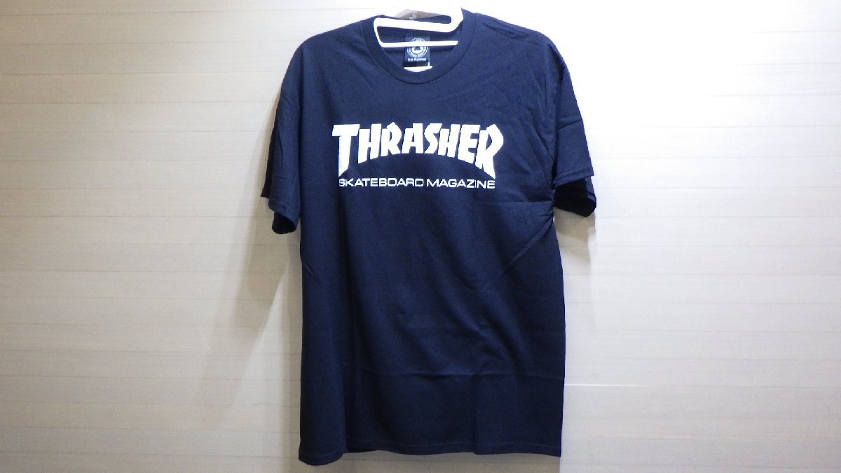 F588-51370 THRASHER スラッシャー メンズ Tシャツ ブラック US/L JP/XL 半袖 プリント ロゴ_画像1