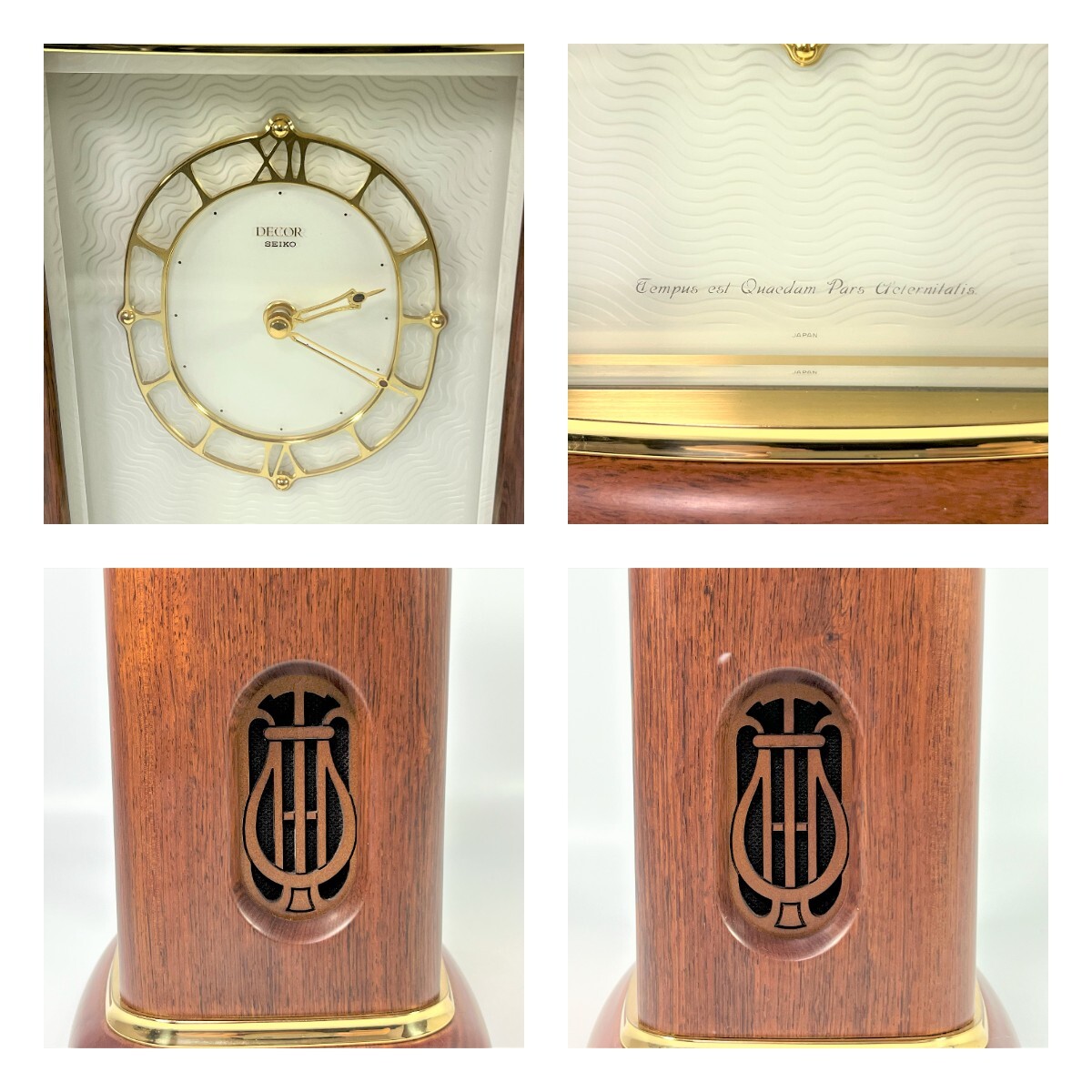 SEIKO セイコー AZ725B DECOR デコール 高級置時計 元箱付属 SEIKO セイコー AZ725B DECOR デコール 高級置時計 元箱付属