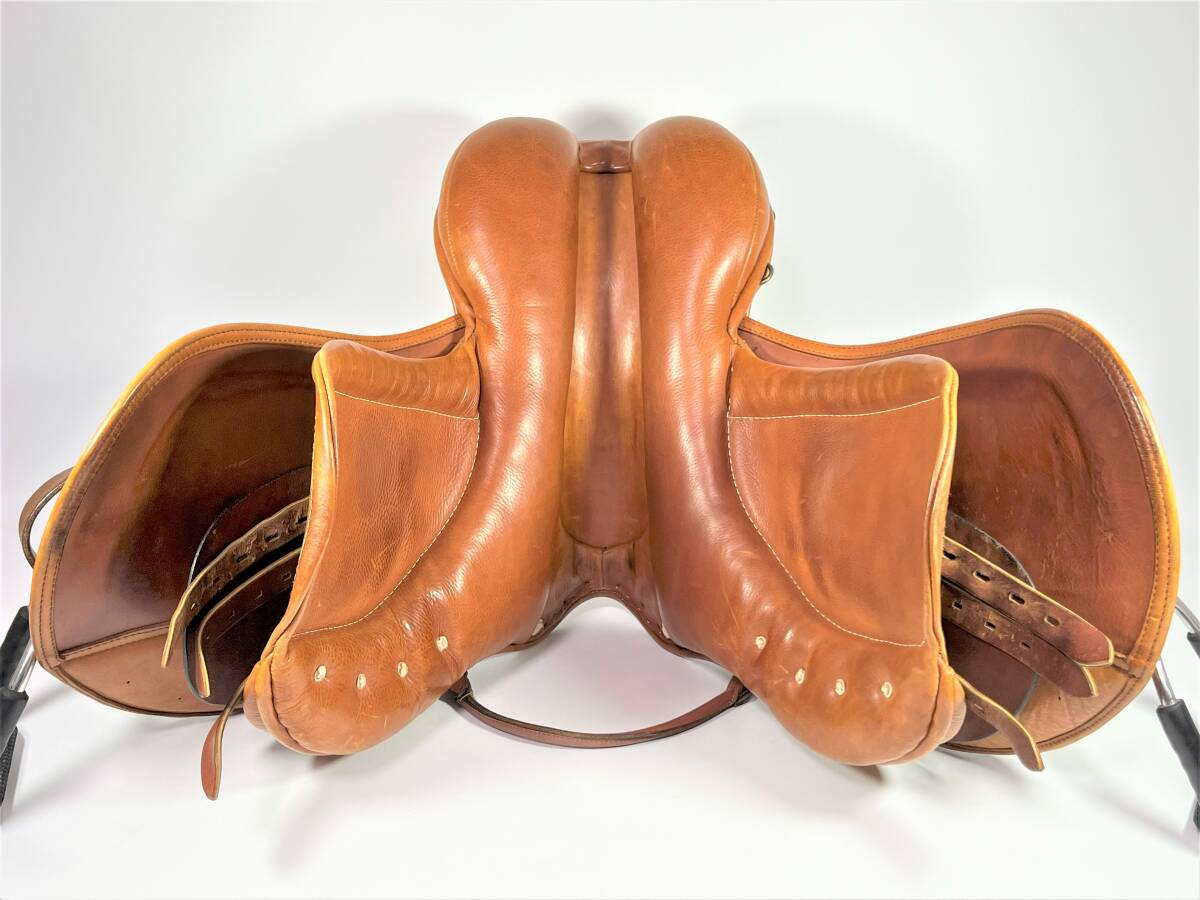 HARRISON BROWN is lison Brown FLECK made mchi16 1/2 M 16.5 -inch saddle synthesis saddle *R601124