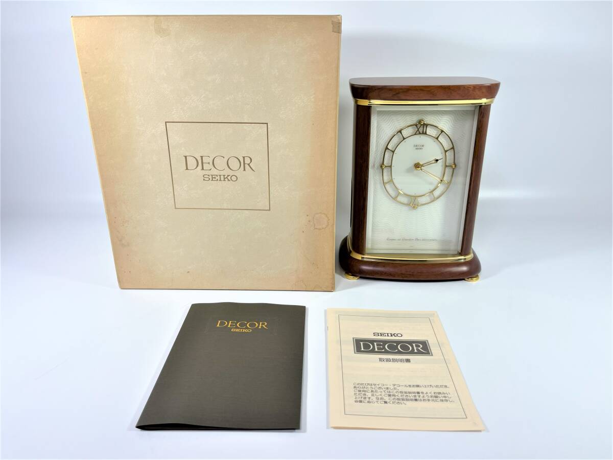 SEIKO セイコー AZ725B DECOR デコール 高級置時計 元箱付属 SEIKO セイコー AZ725B DECOR デコール 高級置時計 元箱付属
