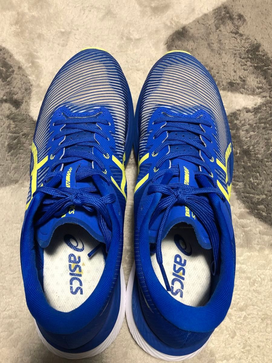 asics アシックス　magic speed3 マジックスピード3 ブルー×イエロー　27.0cm 2E