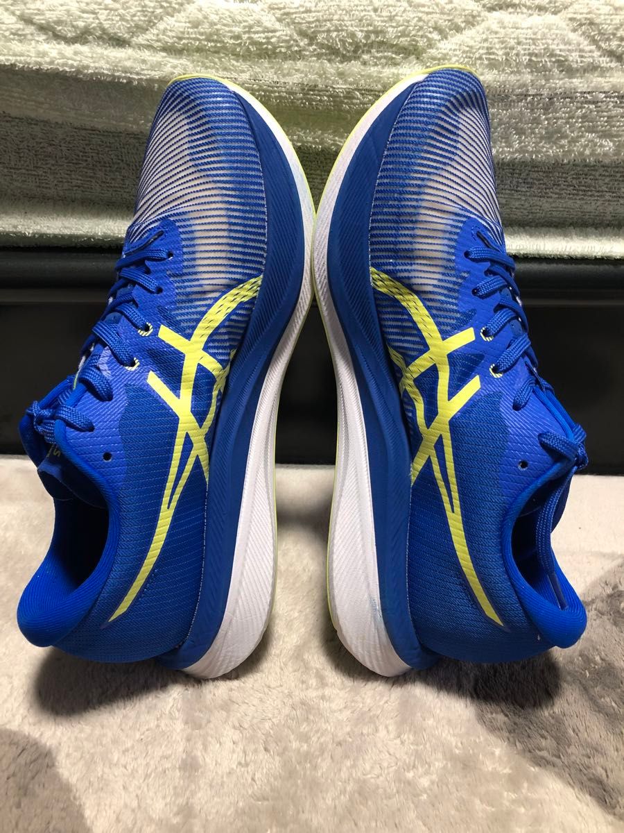 asics アシックス　magic speed3 マジックスピード3 ブルー×イエロー　27.0cm 2E