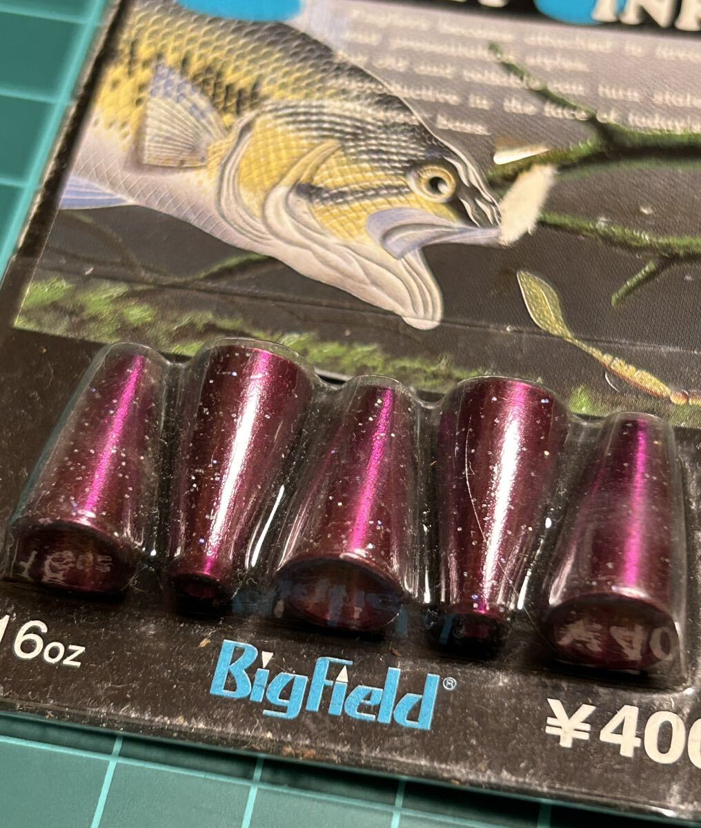 BigField TwinkeySinker ブラスシンカー 鉛 3/16oz 5個入 未使用長期保管品 2024/03/30出品X バレットシンカー_画像4