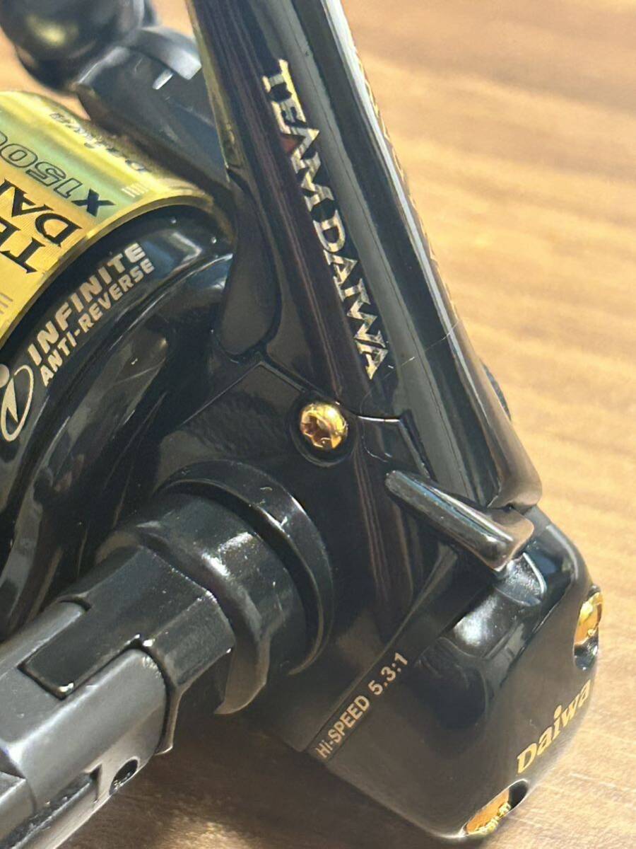 DAIWA ダイワ TEAM DAIWA X1500i 中古品 2024/03/09出品J 希少 入手困難 オールドダイワ_画像6