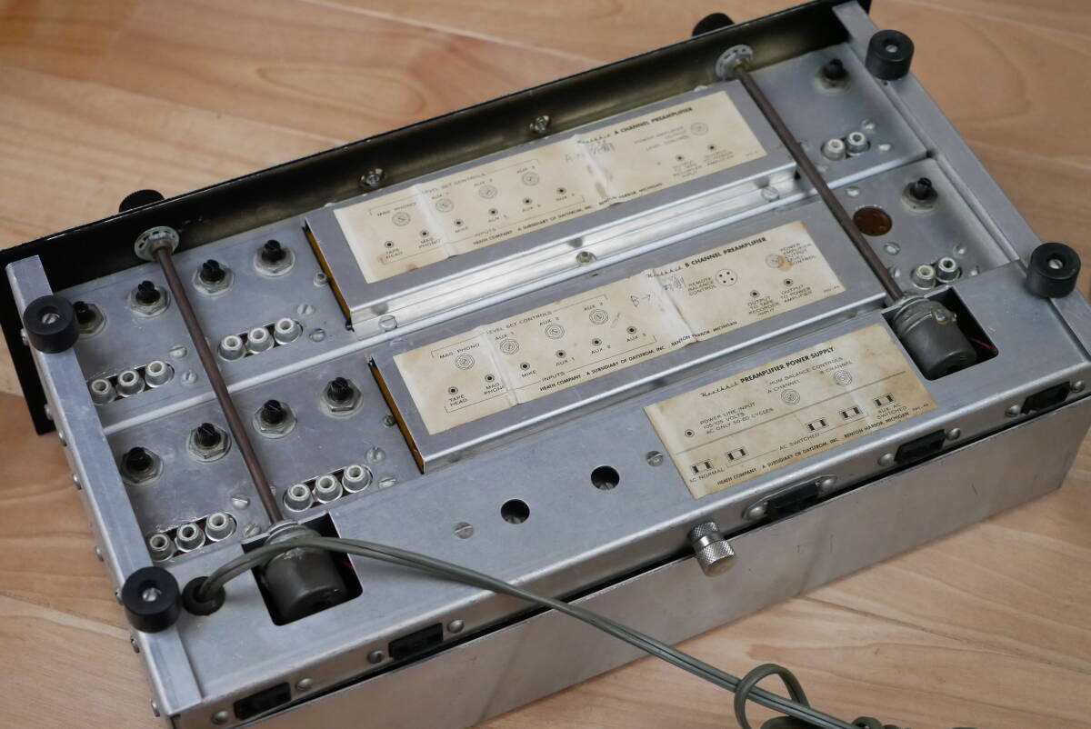 HEATHKIT　ヒースキット　SP-3　真空管アンプ　音出ました。　現状にて。　アメリカ製です。_画像10