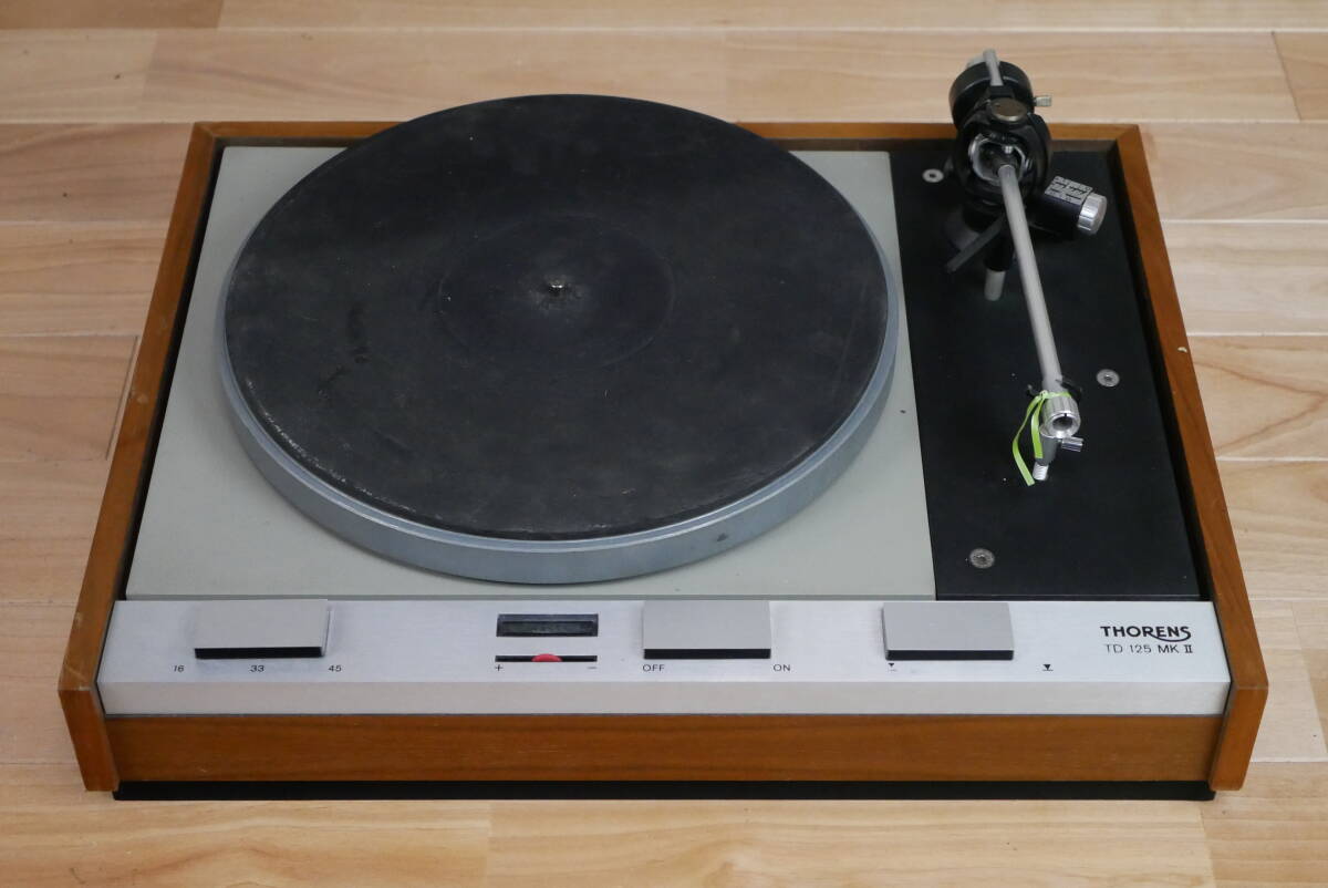 THORENS トーレンス TD-125MKⅡ ターンテーブル レコードプレーヤー ジャンクです。 ベルトドライブ の画像1